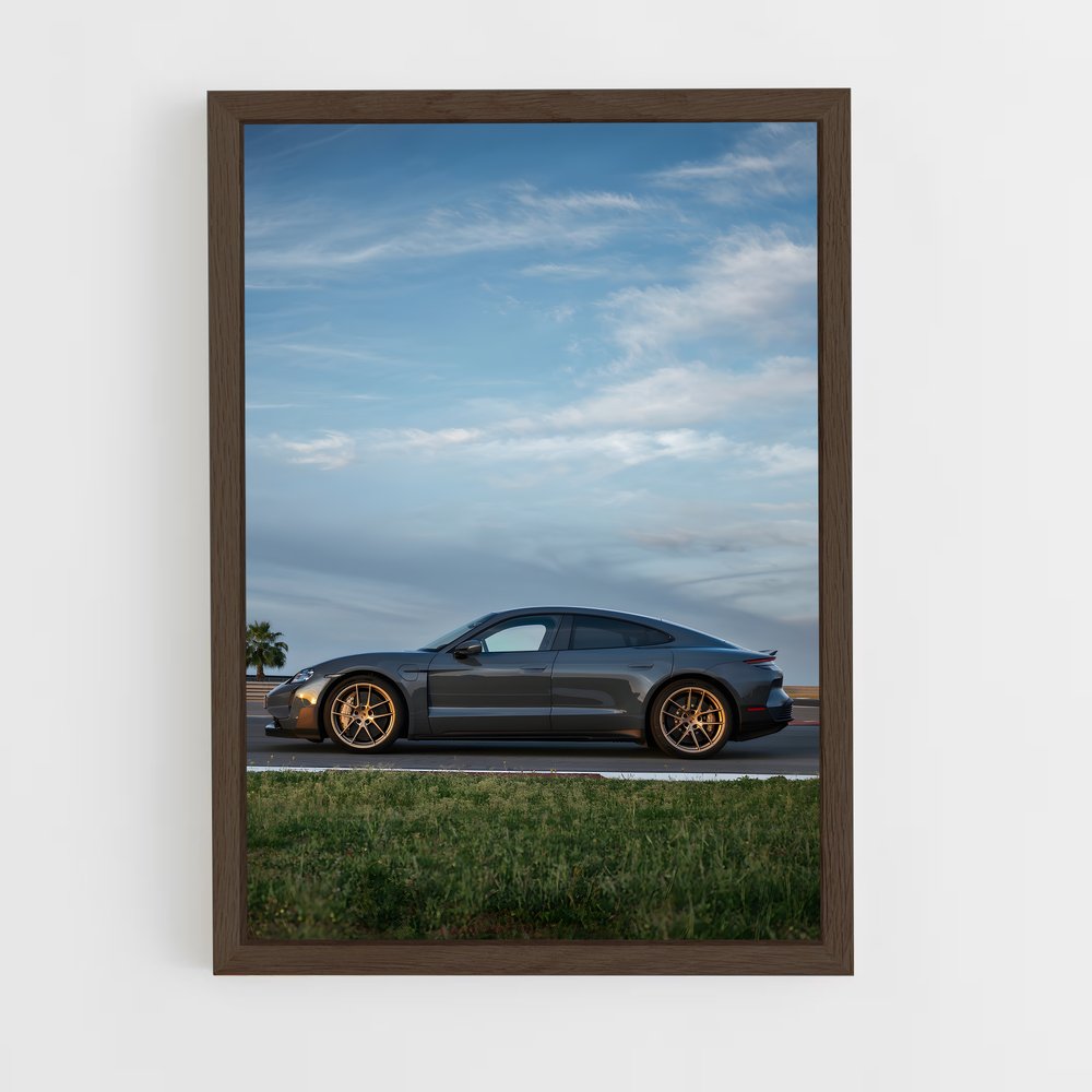Poster élégant de Taycan Turbo GT – affiche Porsche (vue 5)